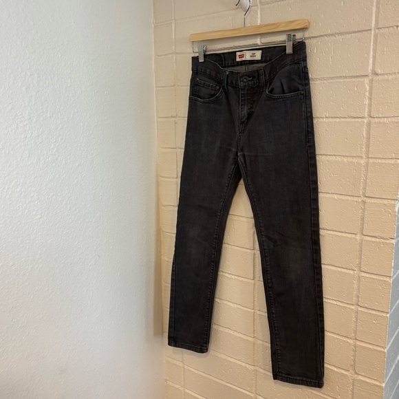Levi’s 510 skinny jeans in dark grey - Picture 1 of 8